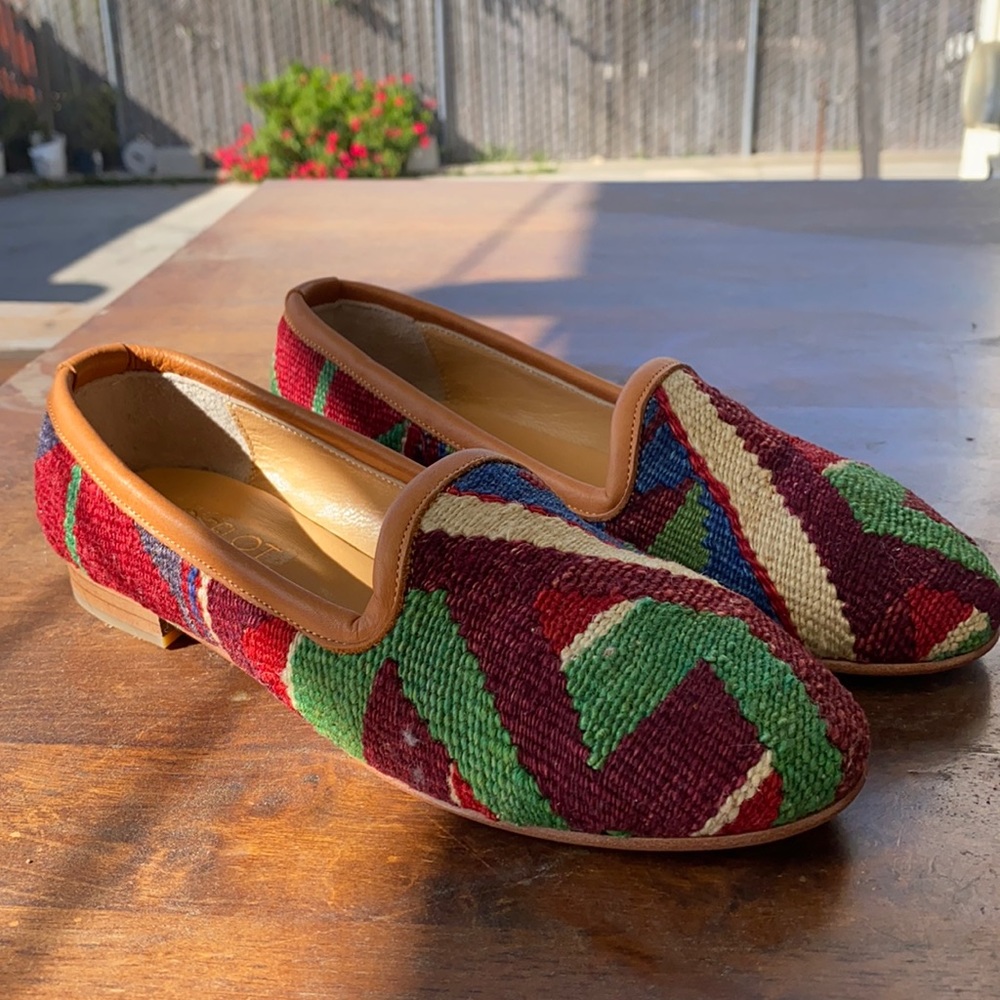Ocelot Market Turkish Kilim flats loafers